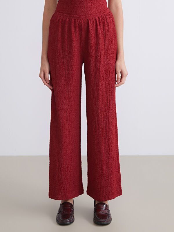Moudda LC Waikiki - Pantalon en jersey Femme Bordeaux - Tunisie 2