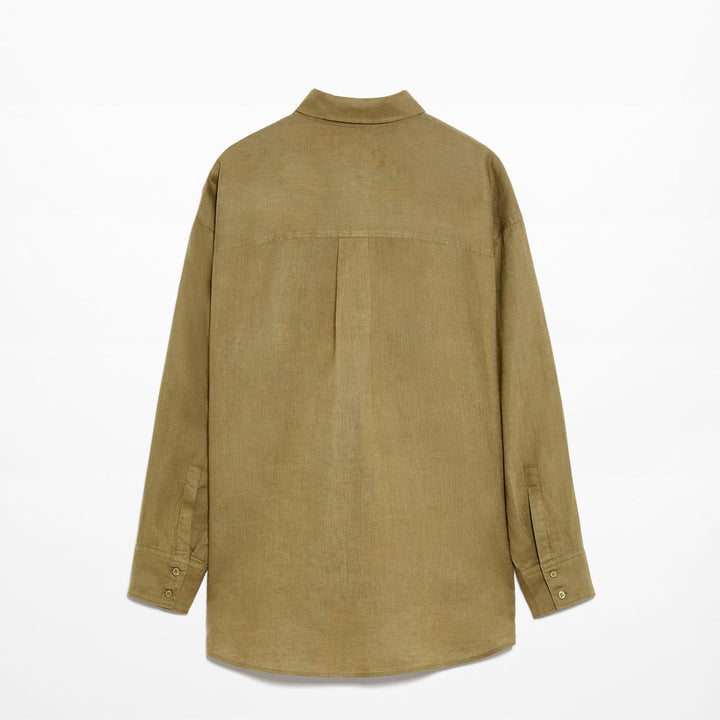 Moudda Oysho - Chemise 100% Lin Coupe Utility - Tunisie 1