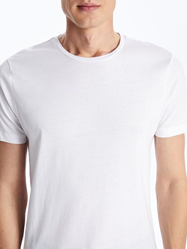 Moudda LC Waikiki - T-shirt basique col rond manches courtes en jersey - Tunisie 3