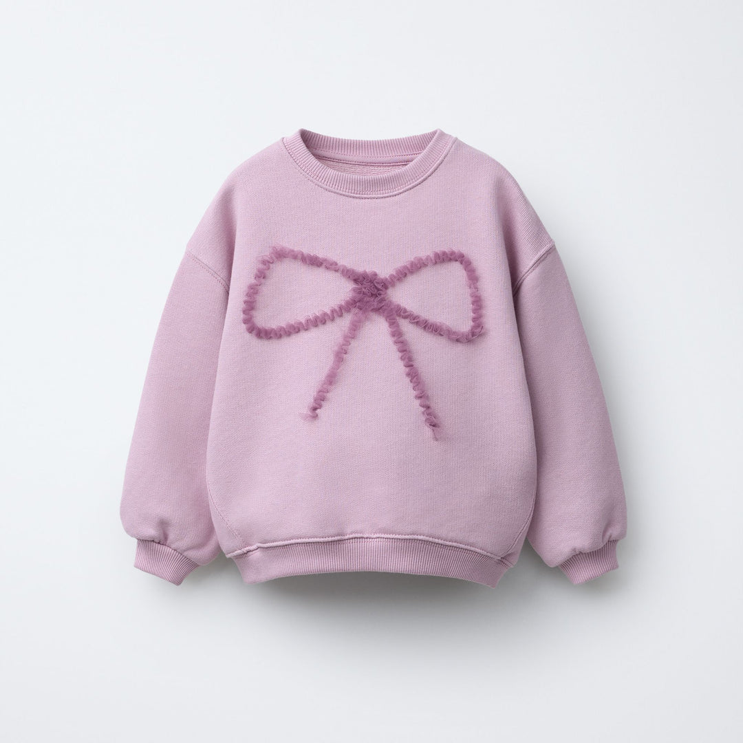 Moudda ZARA - Sweat Enfant - Applique Tulle & Nœud - Tunisie 1