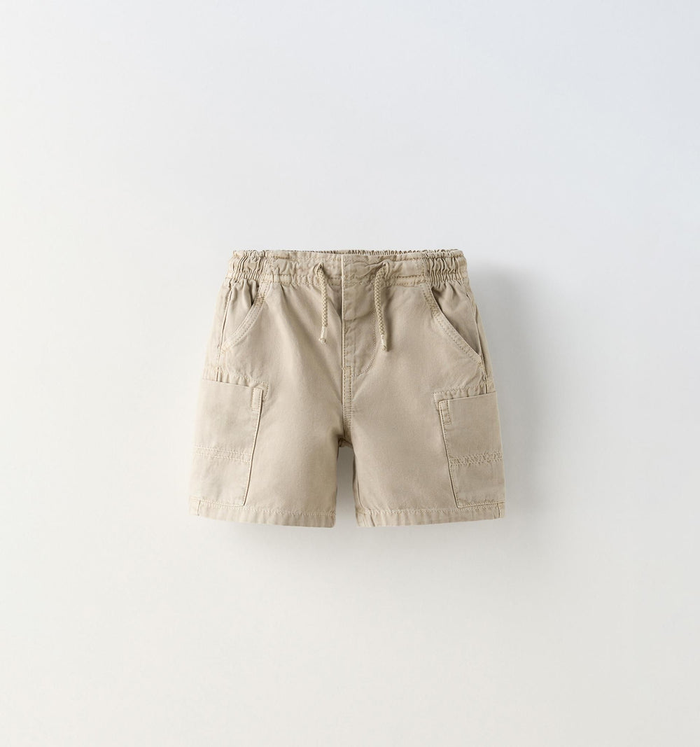 Moudda ZARA - Bermuda enfant en toile, ceinturée cargo - Tunisie 2