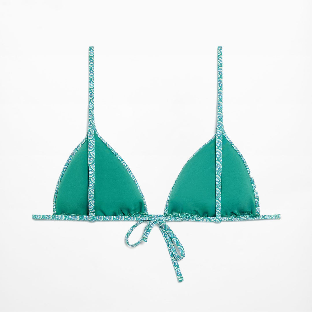 Moudda Oysho - Culotte Triangle Mousse Sans Armatures Sceau Turquoise - Tunisie 2