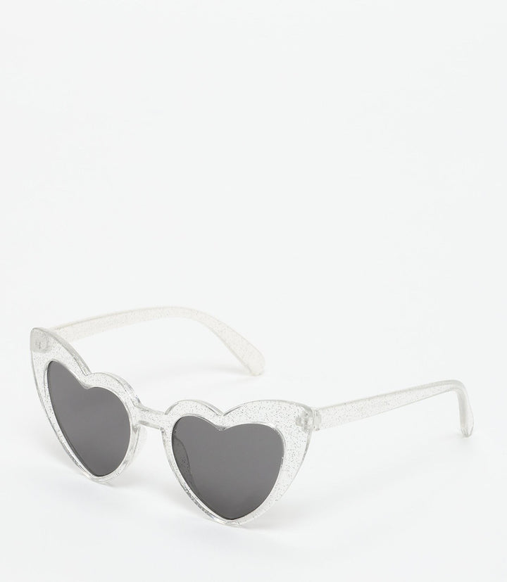 Moudda Lefties - Lunettes - Cœur Pailleté Argent - Tunisie 1