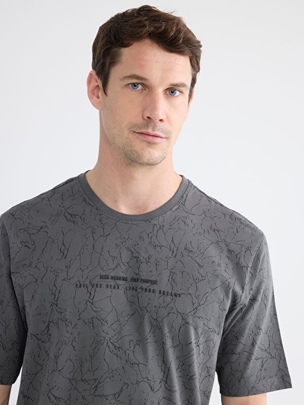 Moudda LC Waikiki - T-shirt imprimé manches courtes en jersey pour Homme - Tunisie 3