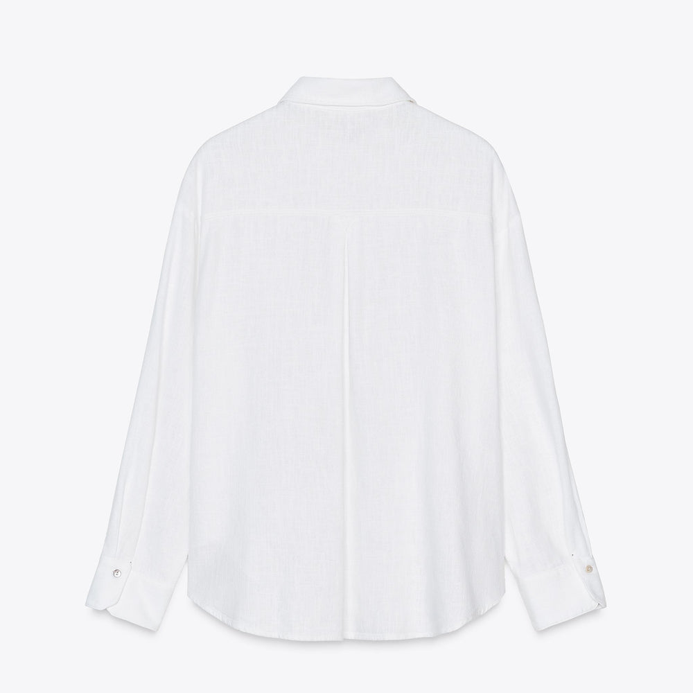 Moudda ZARA - Chemise Lin - Oversize & Manches Longues - Tunisie 2