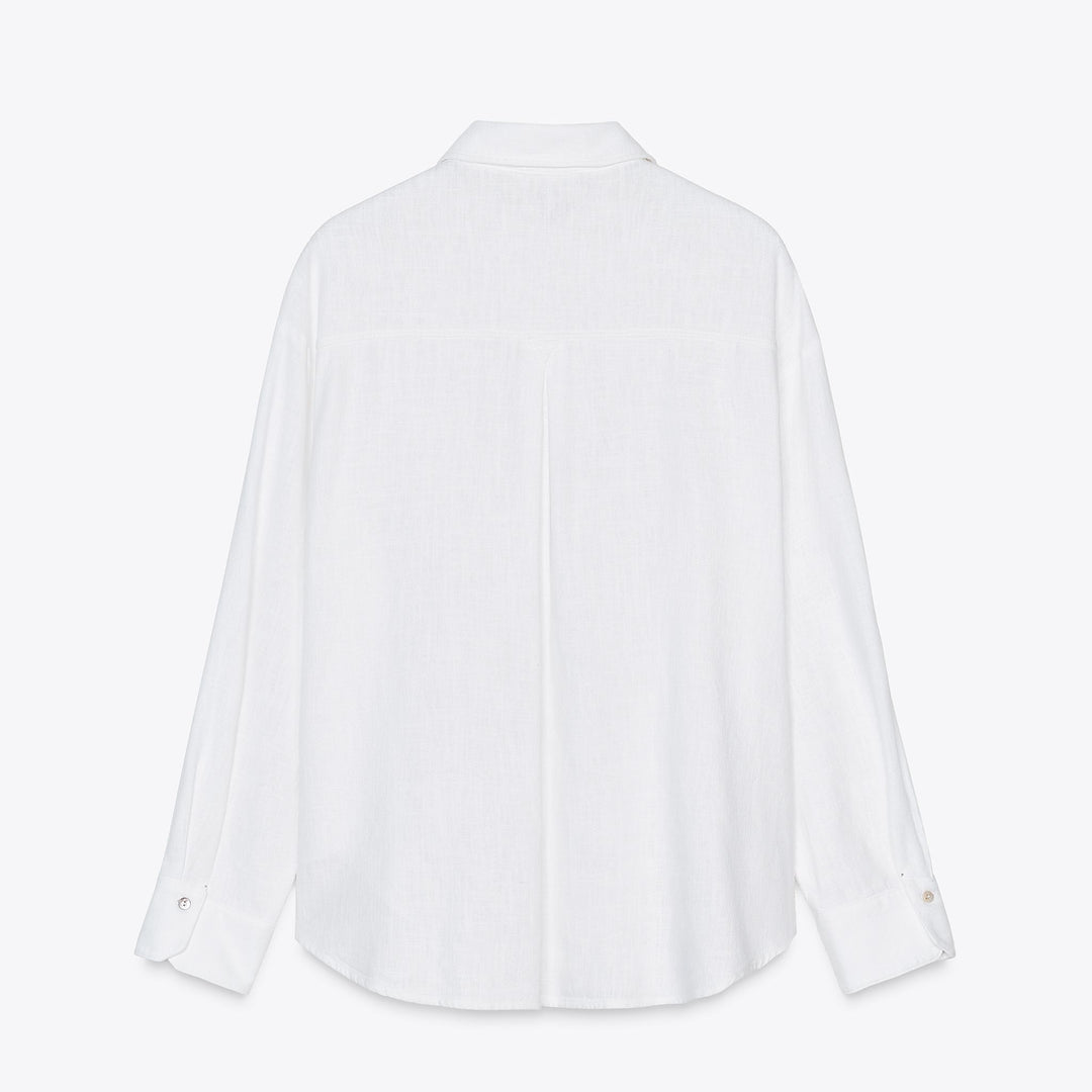 Moudda ZARA - Chemise Lin - Oversize & Manches Longues - Tunisie 2