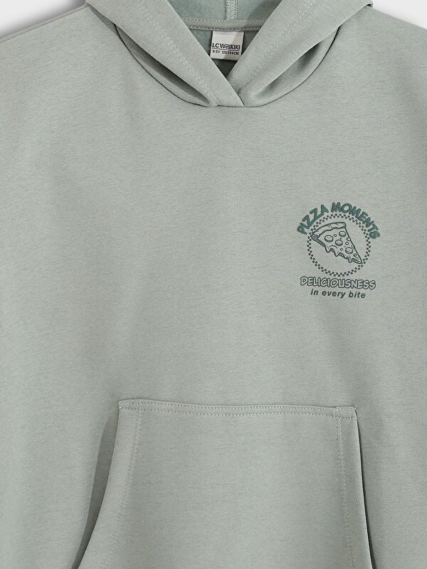 Moudda LC Waikiki - Sweatshirt en jersey Garçon Vert menthe terne - Tunisie 4