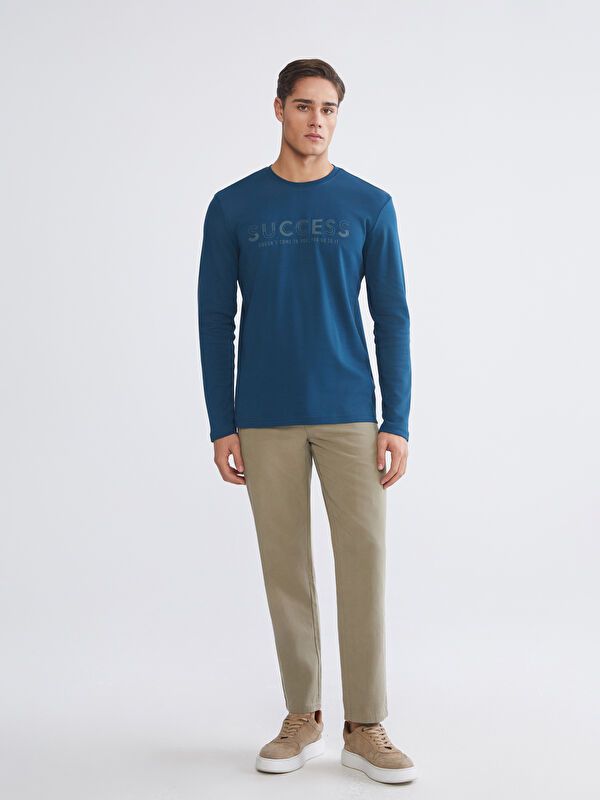 Moudda LC Waikiki - Sweatshirt imprimé basique pour Homme - Tunisie 2