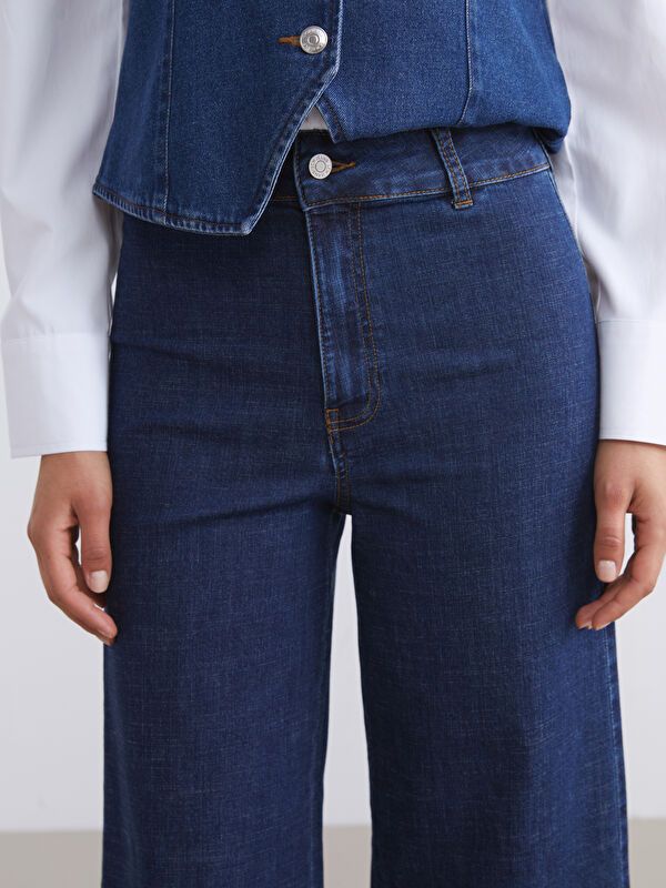 Moudda LC Waikiki - Pantalon tissé en denim Femme Rodéo noir - Tunisie 3