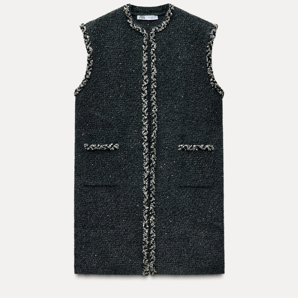 Moudda ZARA - Gilet long fil fantaisie - Tunisie 2
