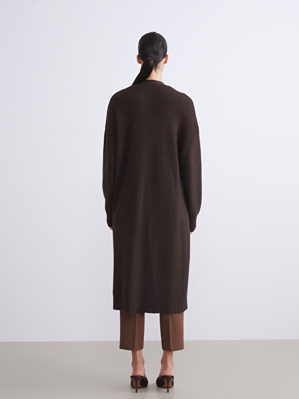 Moudda LC Waikiki - Cardigan en tricot Femme Brun - Tunisie 4