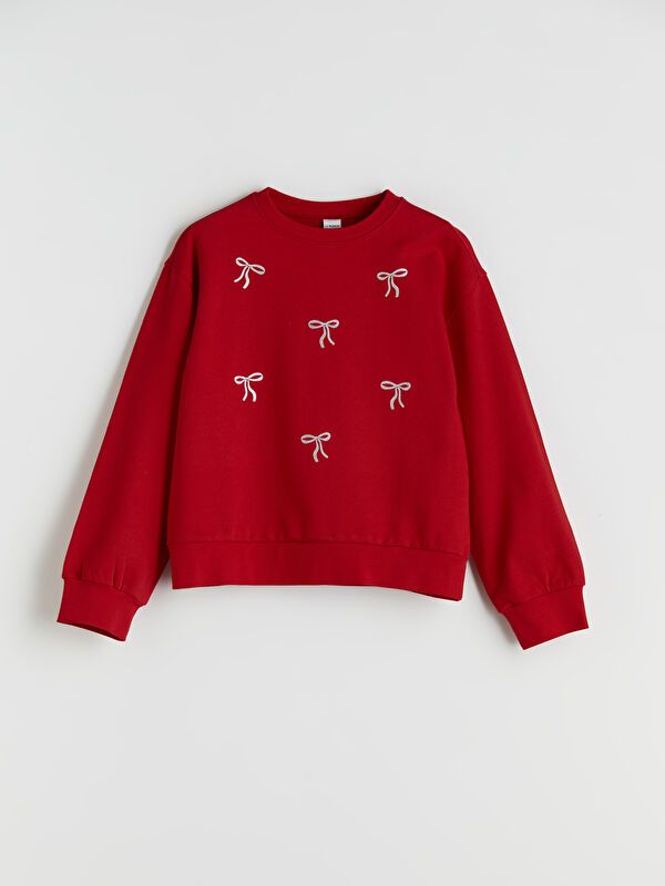 Moudda LC Waikiki - Sweatshirt en jersey Fille Rouge - Tunisie 1