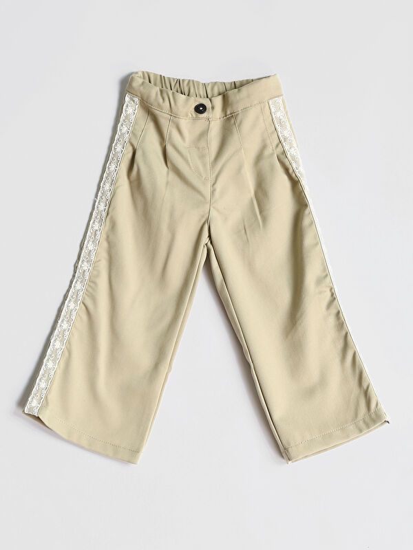 Moudda LC Waikiki - Pantalon tissé Fille Vert terne - Tunisie 1