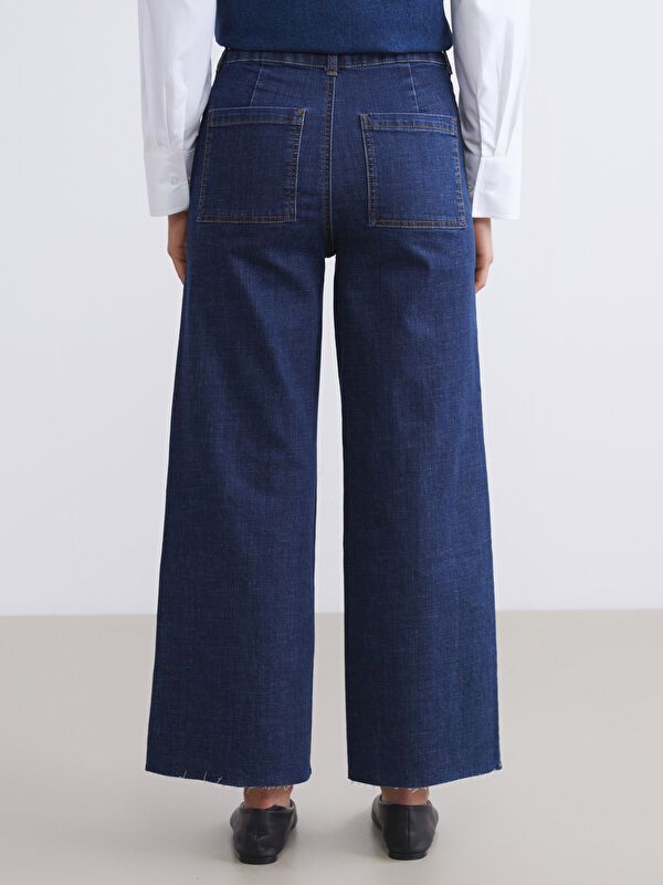 Moudda LC Waikiki - Pantalon tissé en denim Femme Rodéo noir - Tunisie 4