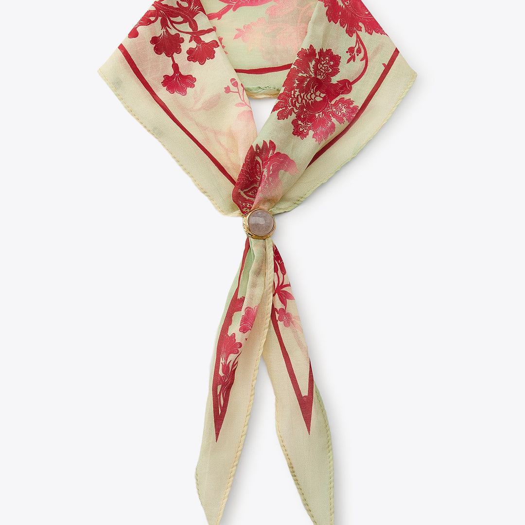 Moudda ZARA - Bandana Soie - Détail Pierre - Tunisie 1