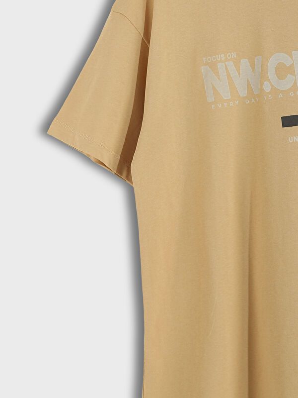 Moudda LC Waikiki - T-shirt en jersey manches courtes Garçon Beige - Tunisie 3