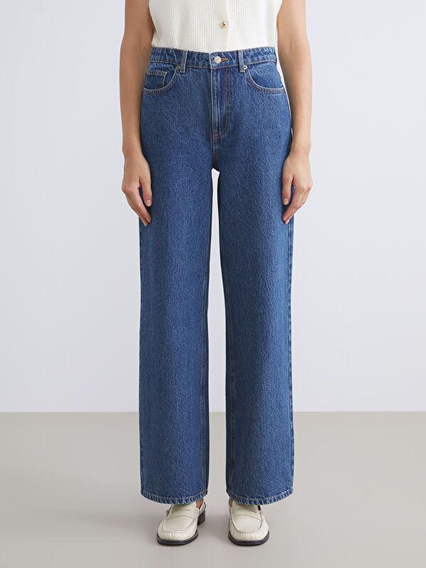 Moudda LC Waikiki - Pantalon jean tissé basique Femme Rodéo noir - Tunisie 2