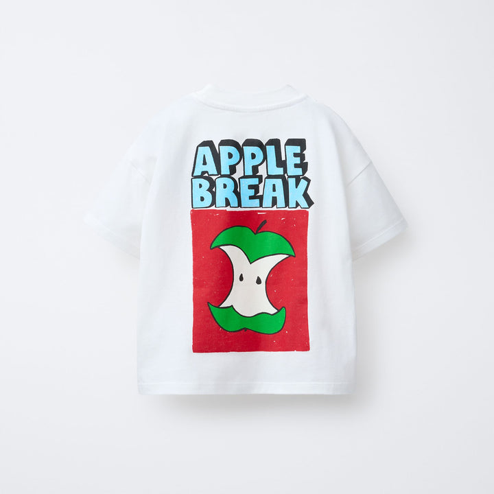 Moudda ZARA - T-Shirt Enfant - Imprimé Pomme Croquée - Tunisie 2