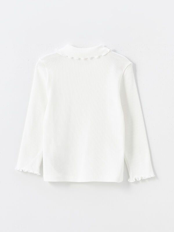 Moudda LC Waikiki - Body jersey basique manches longues Fille Ecru - Tunisie 2