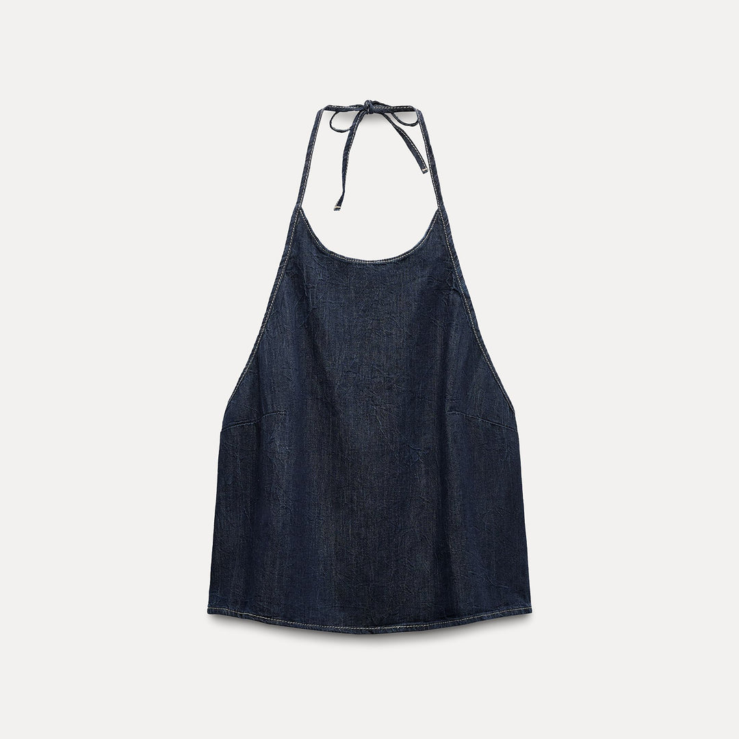 Moudda ZARA - Haut bustier fluide, finitions brut de coupe - Tunisie 2