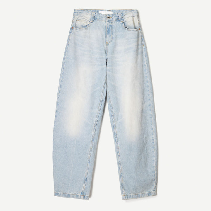 Moudda BERSHKA - Jean Denim - Barrel (Tall) - Tunisie 1