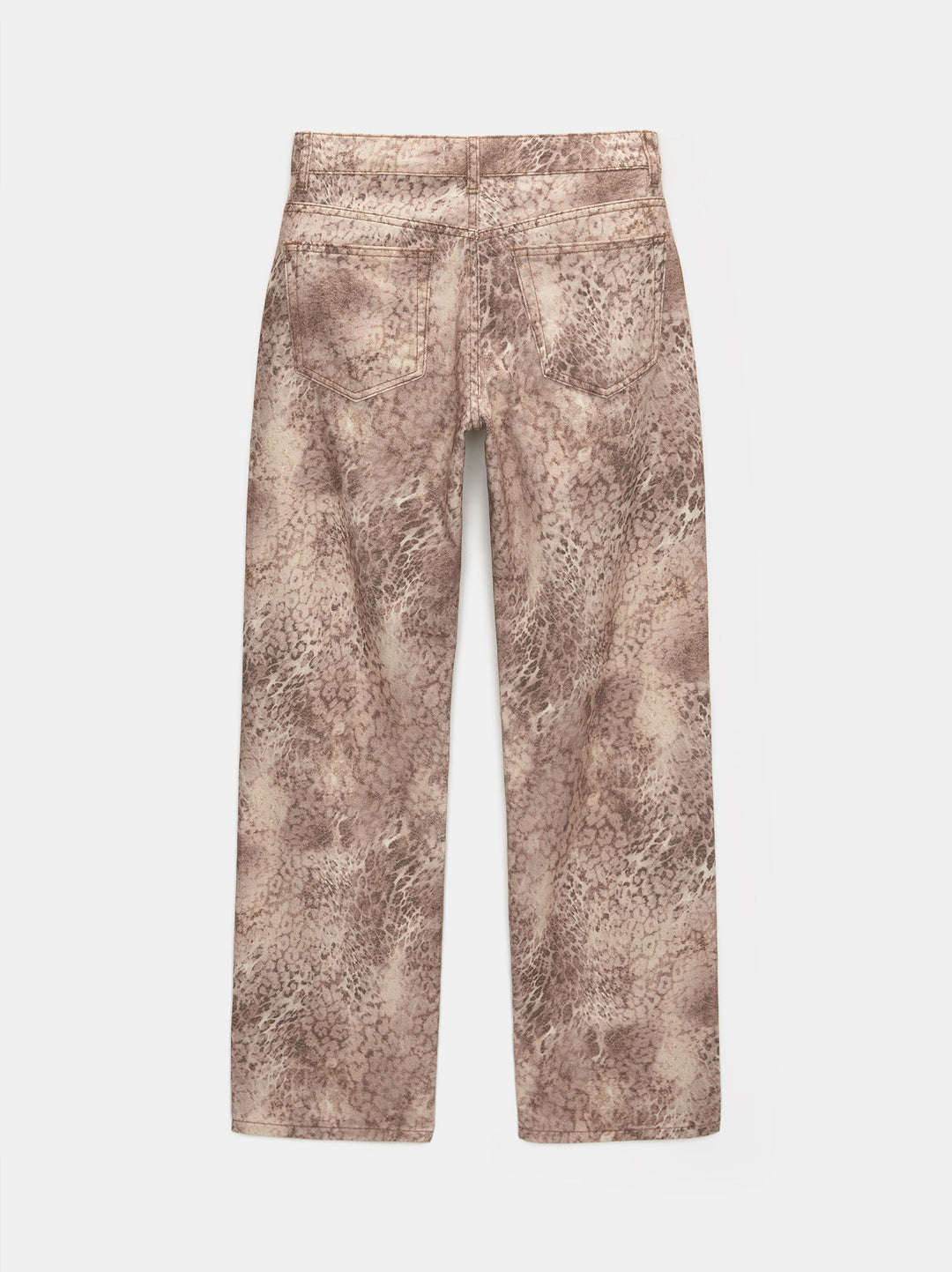 Moudda PULL & BEAR - Pantalon Droit Léopard Serp - Tunisie 4