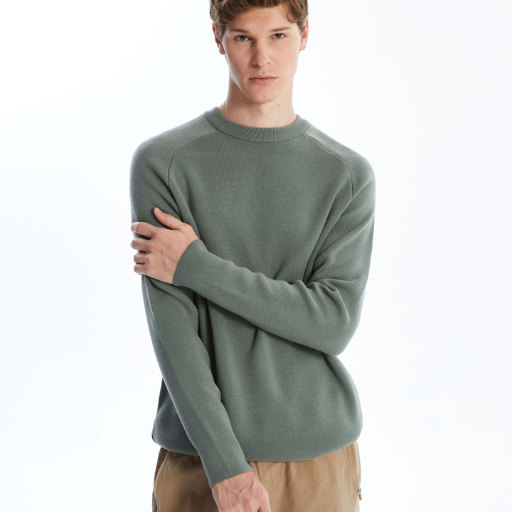 Moudda LC Waikiki - Pull en tricot Homme Vert terne - Tunisie 1