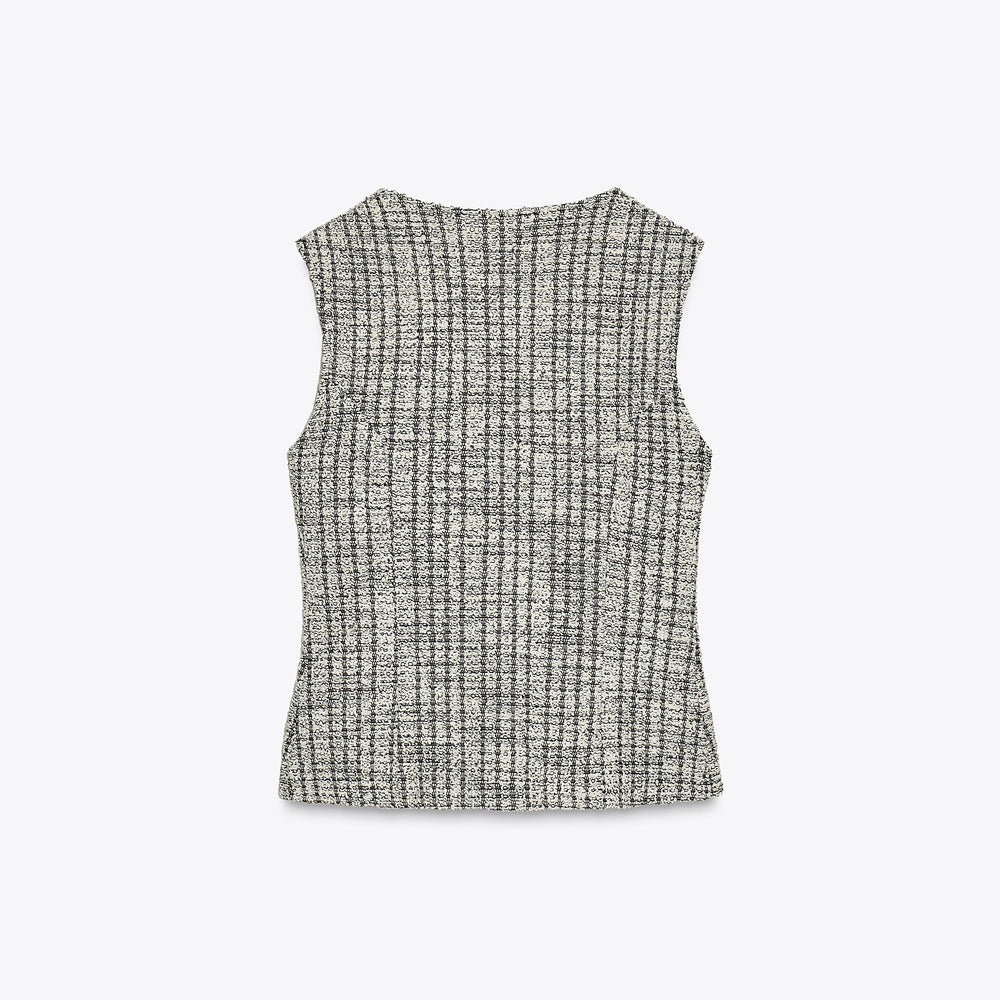 Moudda ZARA - Gilet - Jacquard & Double Boutonnage - Tunisie 2