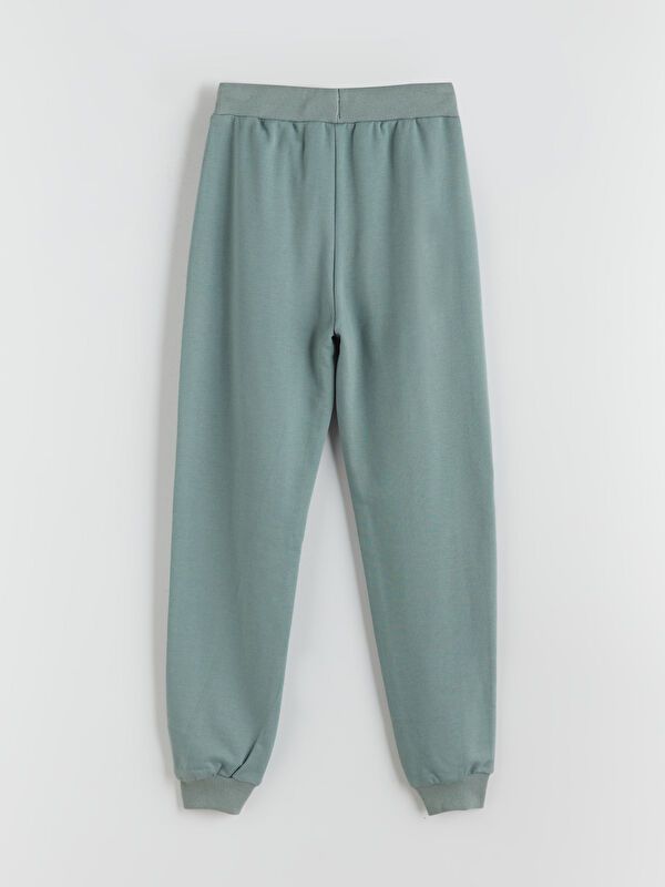 Moudda LC Waikiki - Bas jogging jersey basique Fille Vert terne - Tunisie 2