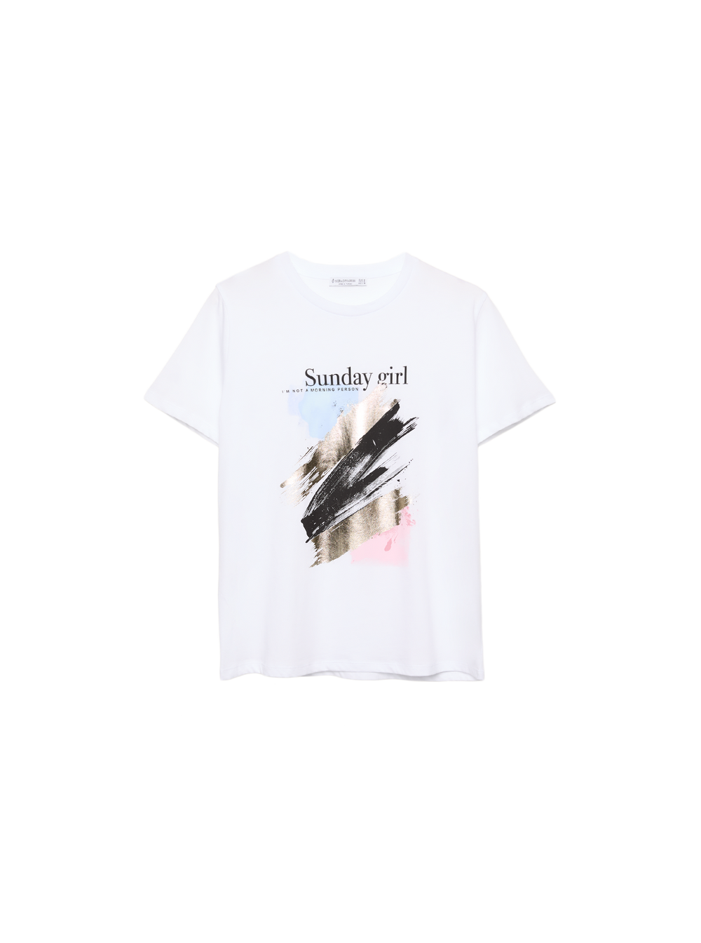 Moudda STRADIVARIUS - T-Shirt Manches courtes Graphique Foil - Tunisie 2