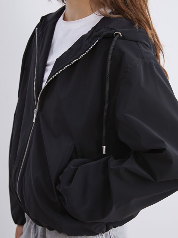 Moudda LC Waikiki - Manteau PU léger Femme Noir - Tunisie 3