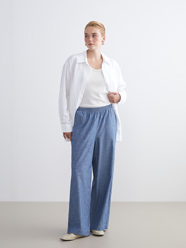 Moudda LC Waikiki - Pantalon tissé en denim Femme Rodéo mid indigo - Tunisie 4