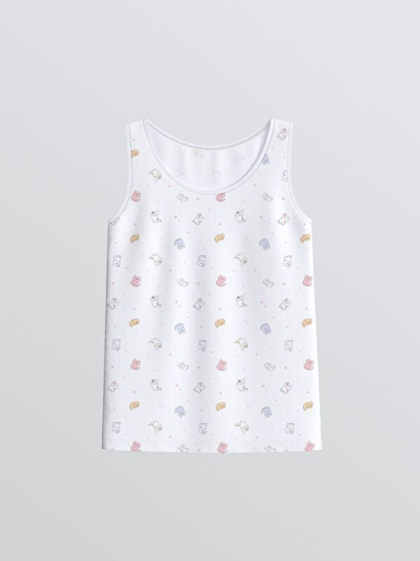 Moudda LC Waikiki - Débardeur en jersey Fille Buxe blanc - Tunisie 2