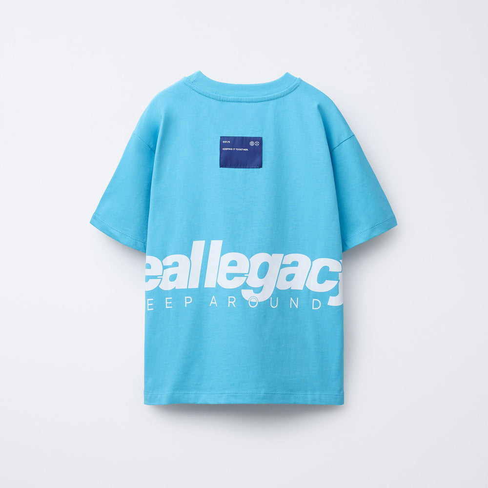 Moudda ZARA - T-Shirt - Texte Dos & Base Turquoise - Tunisie 2