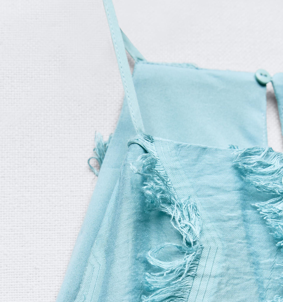 Moudda ZARA - Robe mi-longue col brassière, franges - Tunisie 2