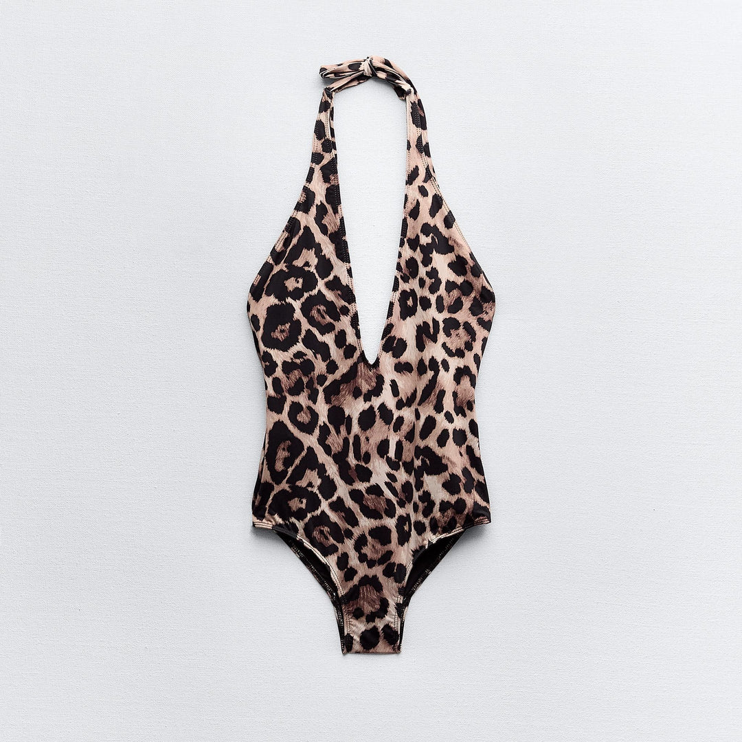 Moudda ZARA - Maillot de bain dos nu imprimé animal - Tunisie 1