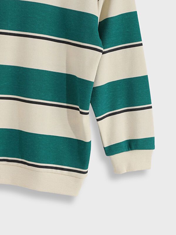 Moudda LC Waikiki - Sweatshirt en jersey Garçon Beige clair - Tunisie 3