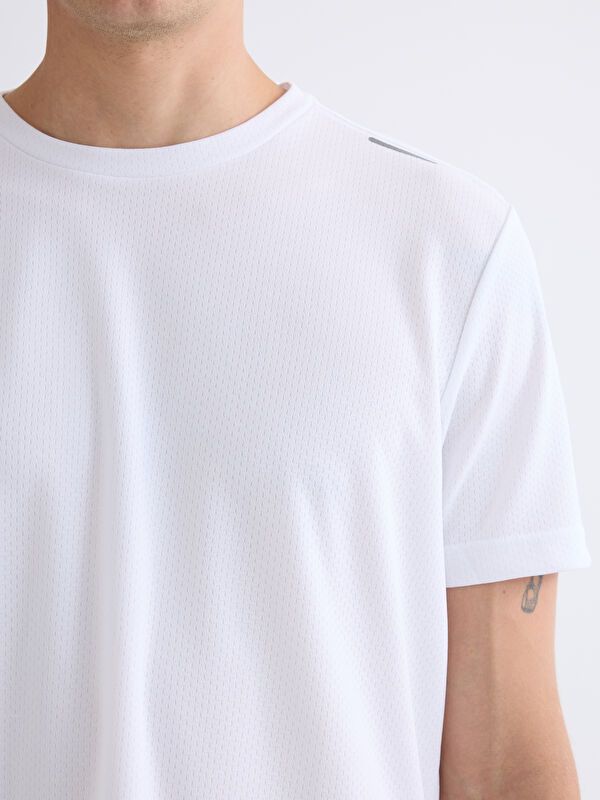 Moudda LC Waikiki - T-shirt jersey manches courtes sport Homme Blanc optique - Tunisie 3