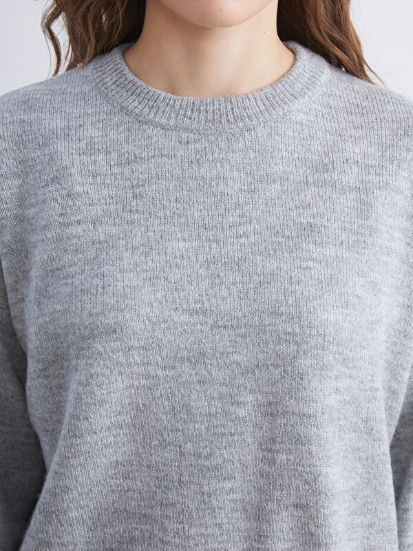 Moudda LC Waikiki - Pull en tricot Femme Mélange de gris - Tunisie 3