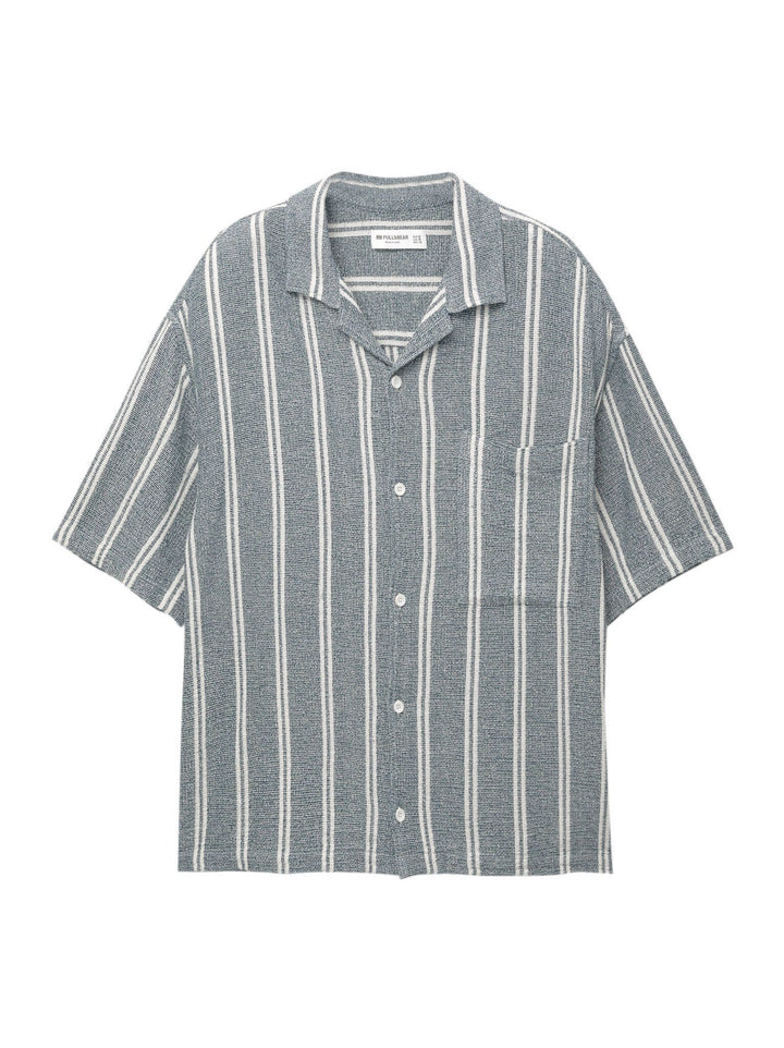 Moudda PULL & BEAR - Chemise - Rayures Rustiques - Tunisie 1