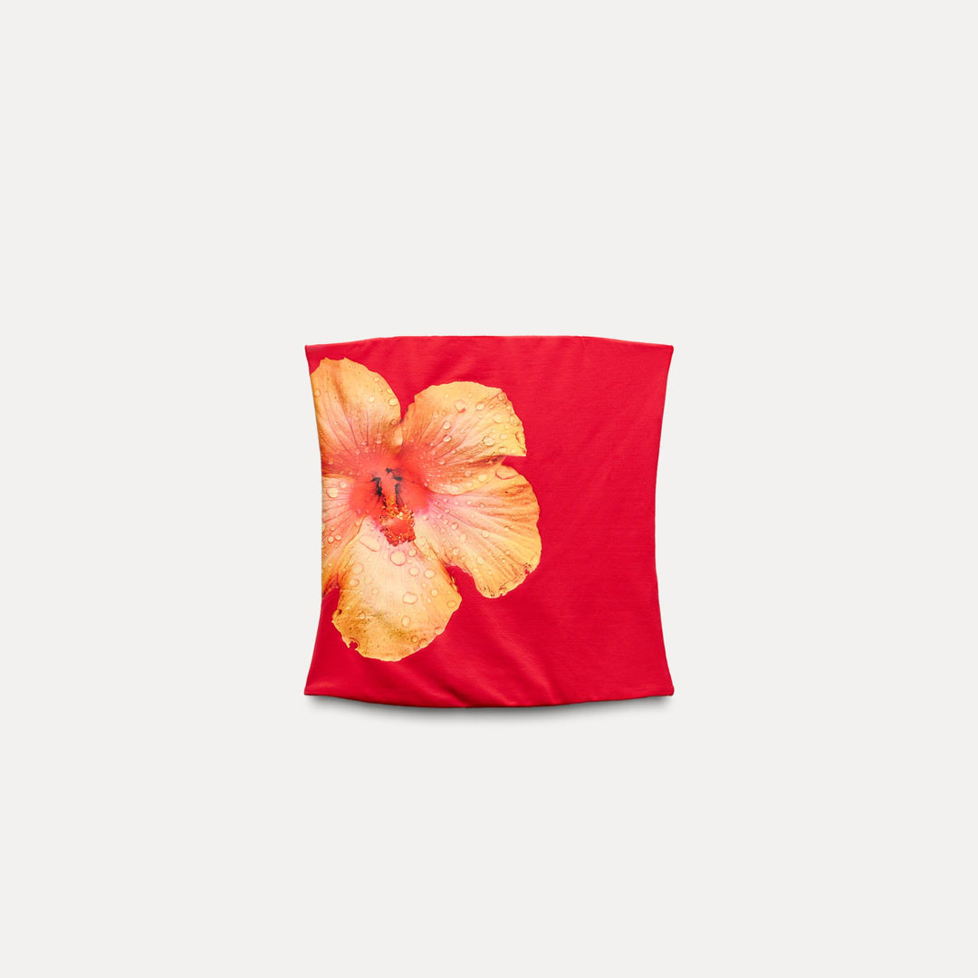 Moudda ZARA - Top Bandeau Imprimé Fleurs Polyamide - Tunisie 2