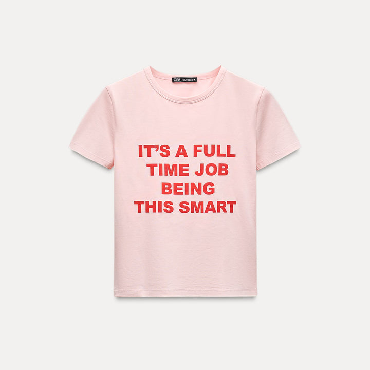 Moudda ZARA - T-shirt imprimé texte - Tunisie 1