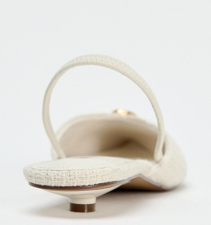 Moudda ZARA - Mocassins tissu appliqué métallique - Tunisie 4
