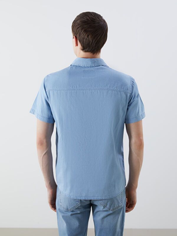 Moudda LC Waikiki - Chemise en jean manches courtes pour Homme - Tunisie 4