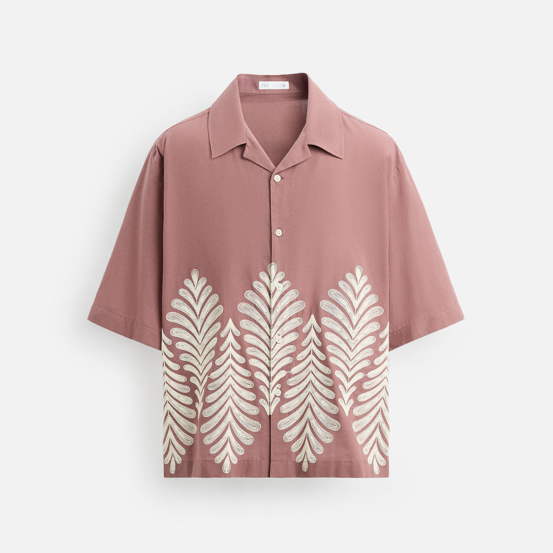 Moudda ZARA - Chemise - Broderie Chevron - Tunisie 1