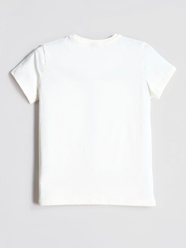 Moudda LC Waikiki - Body basique en jersey manches courtes Fille Buxe blanc - Tunisie 2