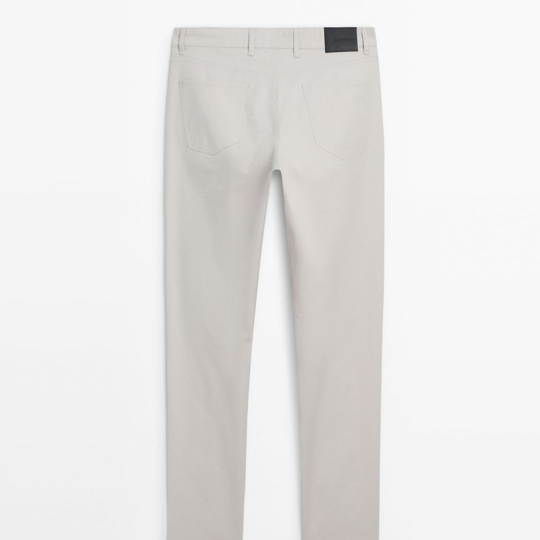 Moudda Massimo Dutti - Pantalon jean micro-structure coupe slim - Tunisie 4