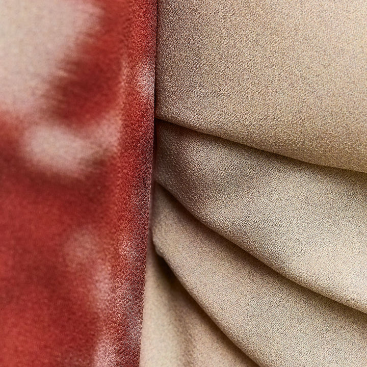 Moudda ZARA - Robe mi-longue fleur rouge ourlet plissé - Tunisie 3