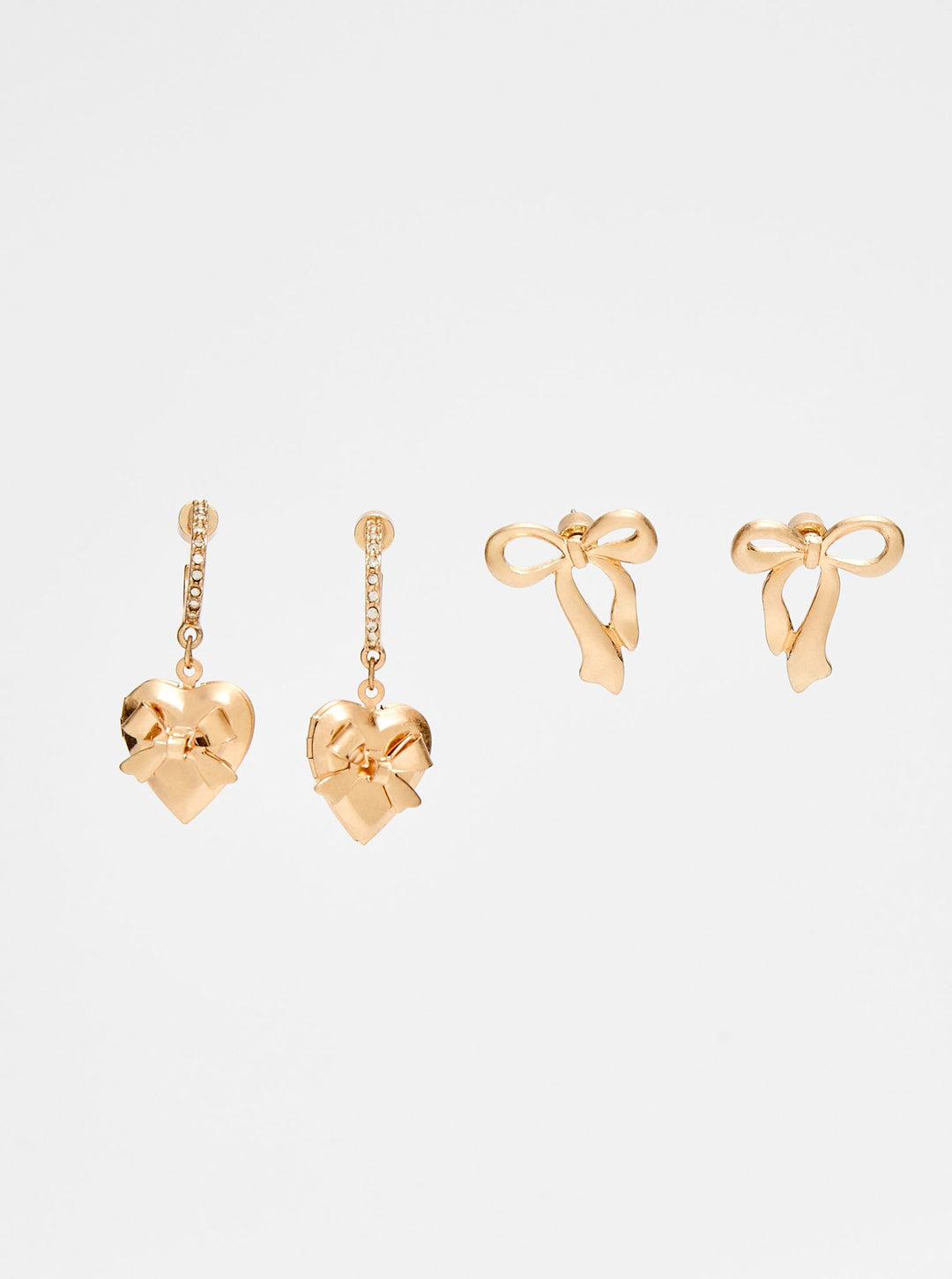 Moudda STRADIVARIUS - Lot de Boucles d'Oreilles Nœud et Cœur - Tunisie 2