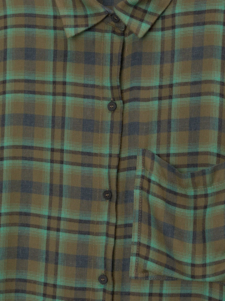 Moudda PULL & BEAR - Chemise Fluide Oversize - Carreaux - Tunisie 4